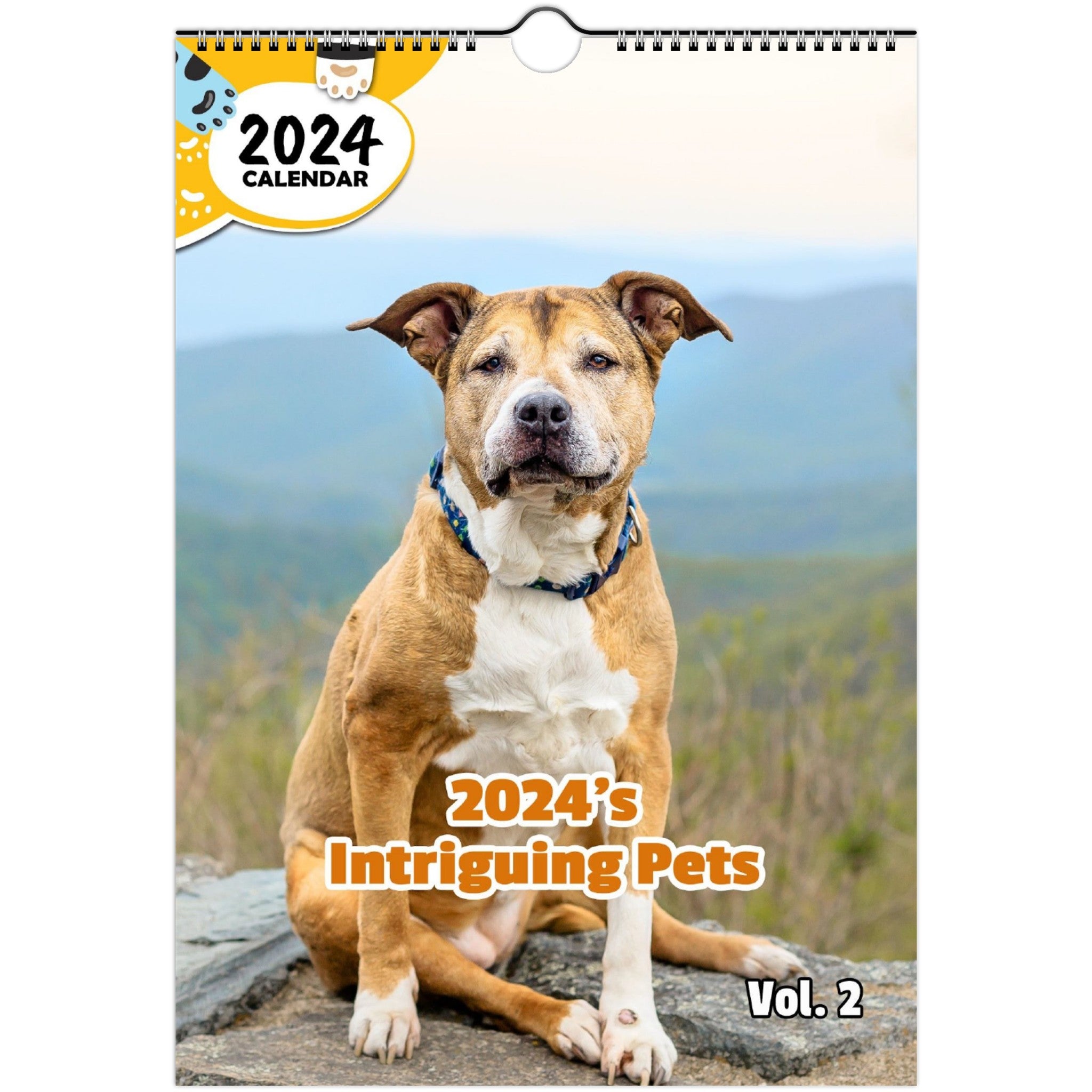 2024's Intriguing Pets Volume Two: 2024 Wall Calendar (Published)