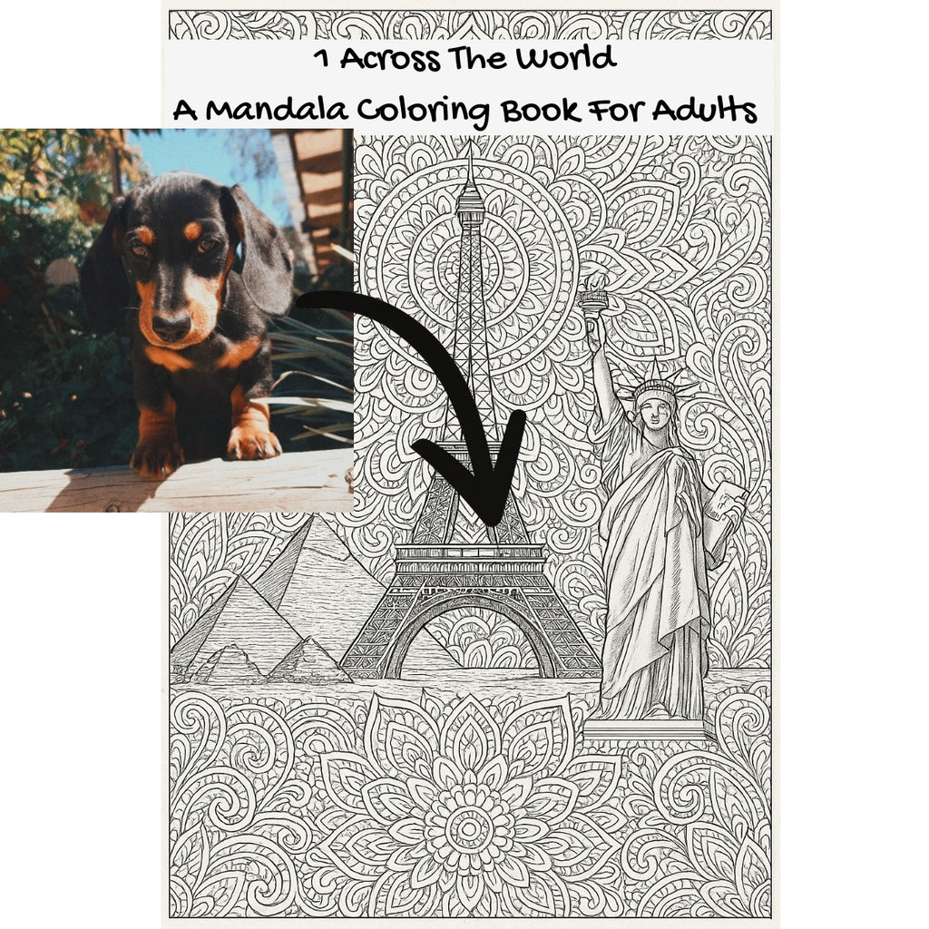1 Across The World: A Mandala Coloring Book For Adults