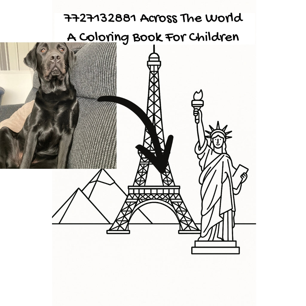 7727132881 Across The World: A Coloring Book For Children