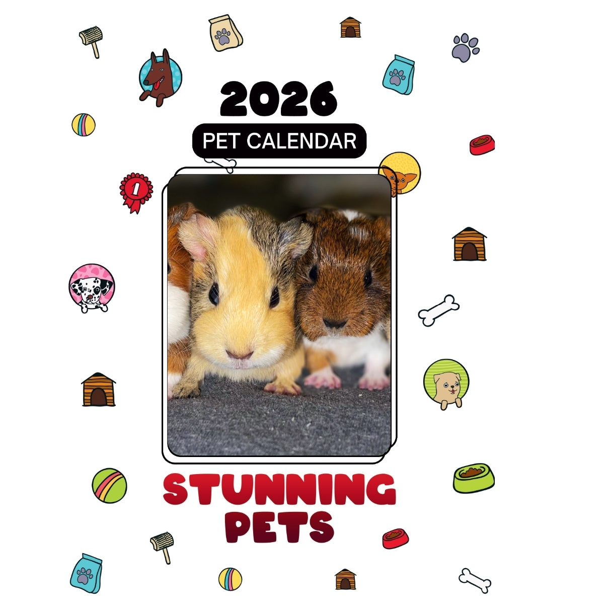 Guinea Pig Babies Headlines Stunning Pets: A 2026 Pet Calendar
