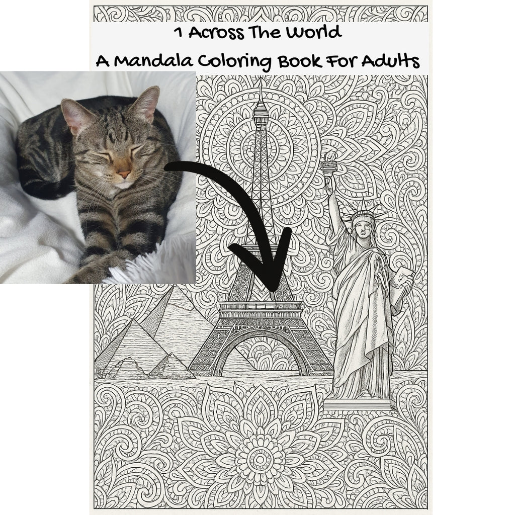 1 Across The World: A Mandala Coloring Book For Adults