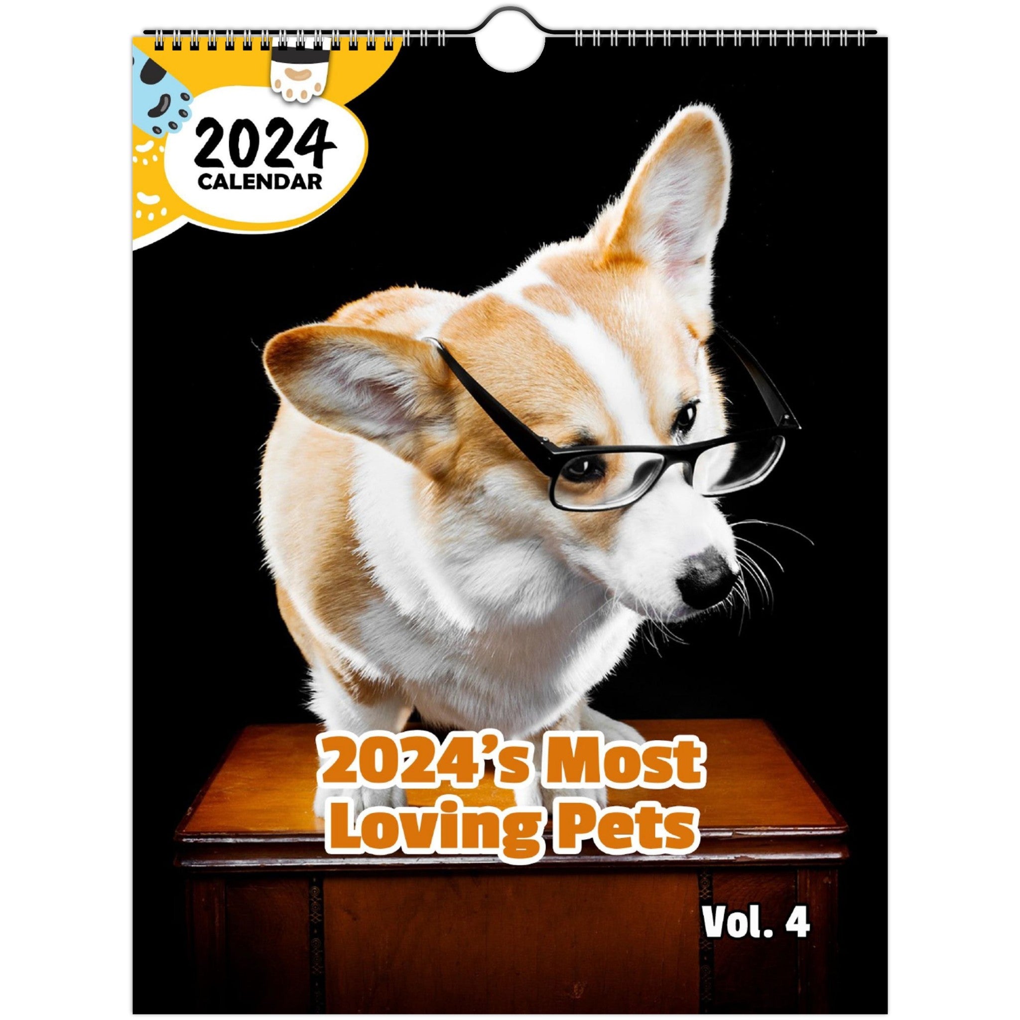 2024's Most Loving Pets Volume Four: 2024 Wall Calendar (Published)