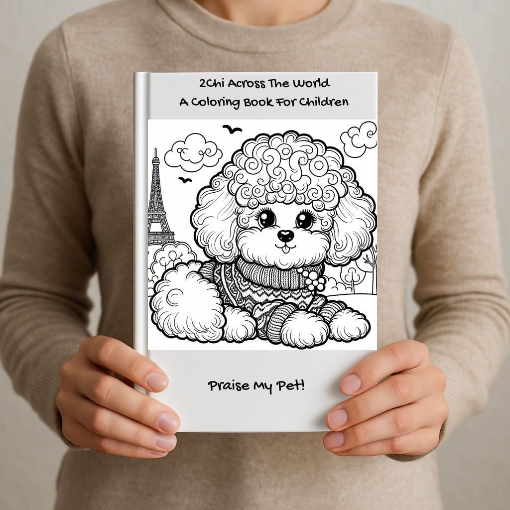 2Chi Across The World: A Coloring Book For Children
