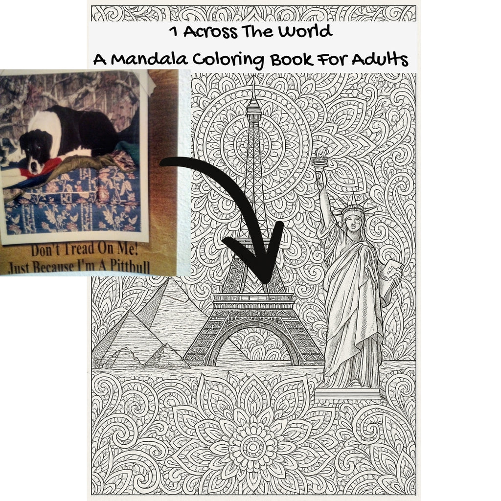 1 Across The World: A Mandala Coloring Book For Adults