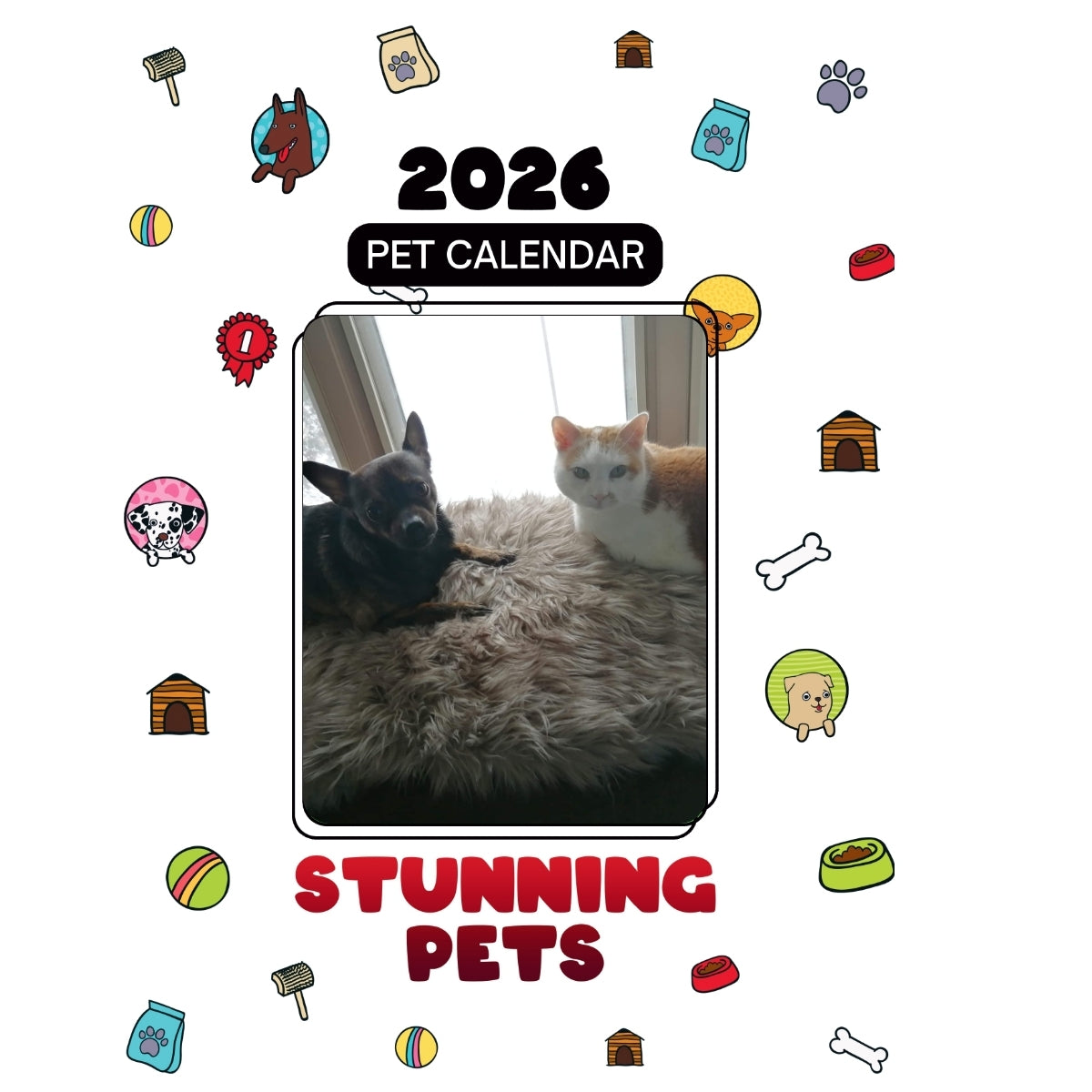 #ROSCOE & #STEVIE McSheffrey Headlines Stunning Pets: A 2026 Pet Calendar