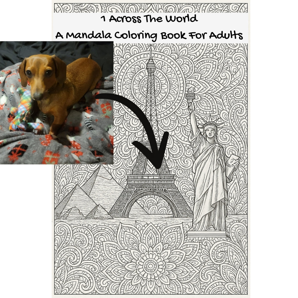 1 Across The World: A Mandala Coloring Book For Adults