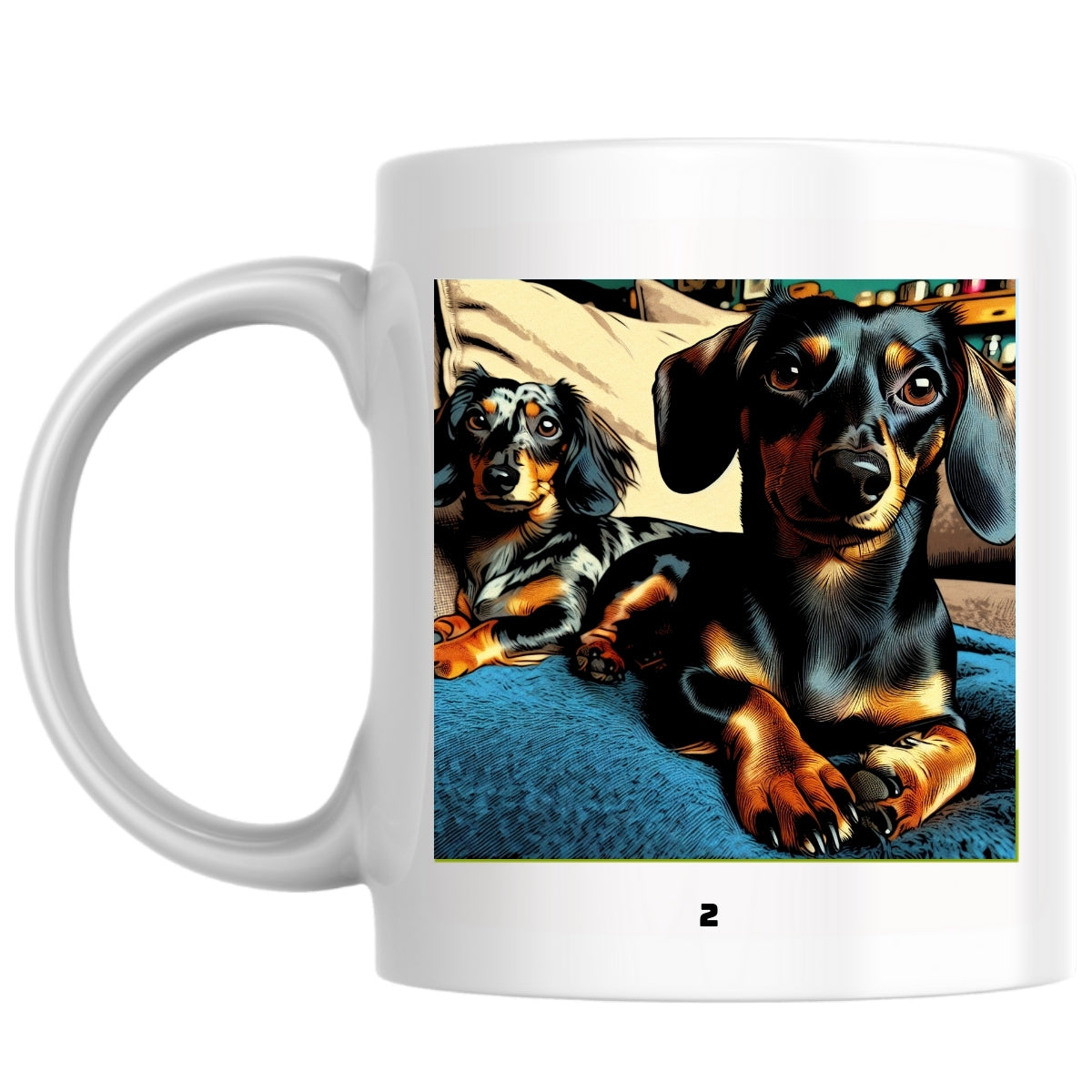 2 the Magnificent: Pop Art Coffee Mug