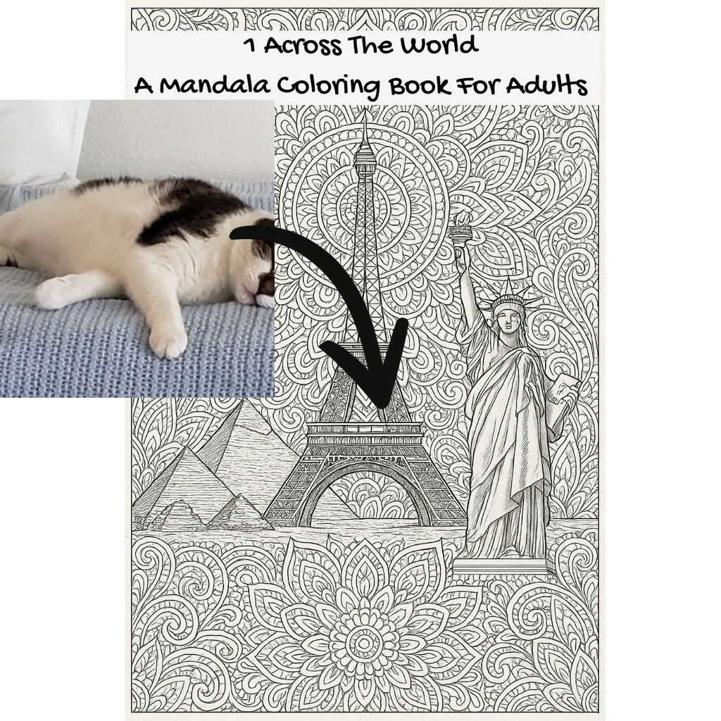 1 Across The World: A Mandala Coloring Book For Adults