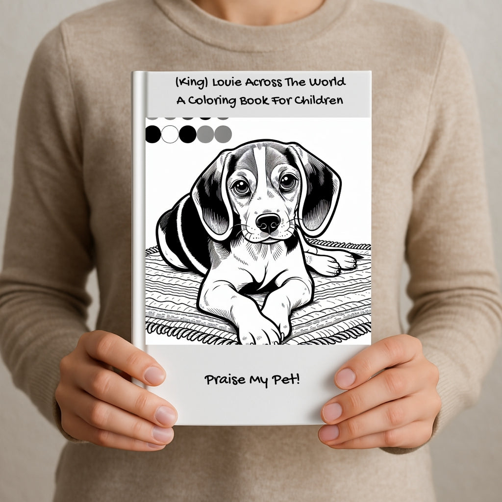 (King) Louie Across The World: A Coloring Book For Children