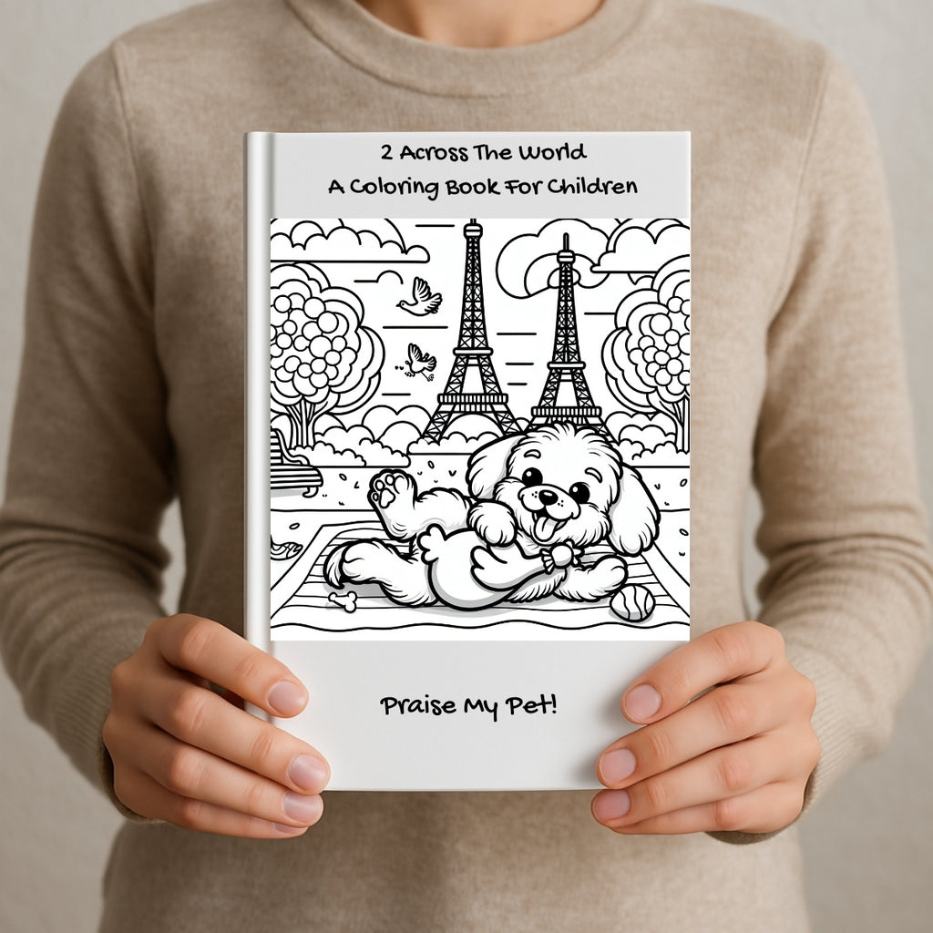 2 Across The World: A Coloring Book For Children