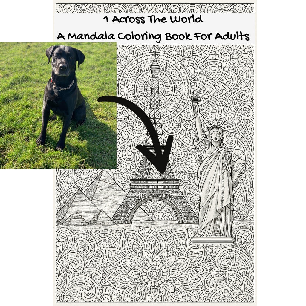 1 Across The World: A Mandala Coloring Book For Adults