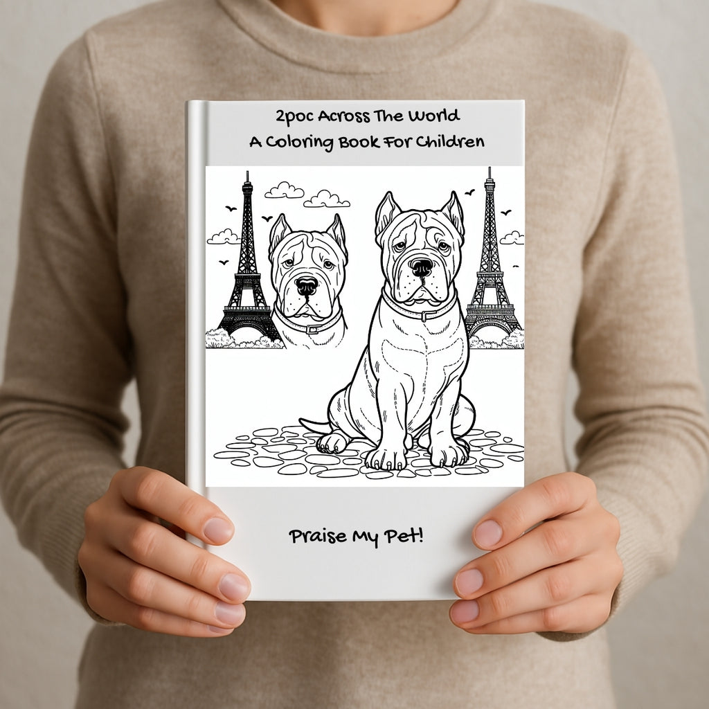 2poc Across The World: A Coloring Book For Children
