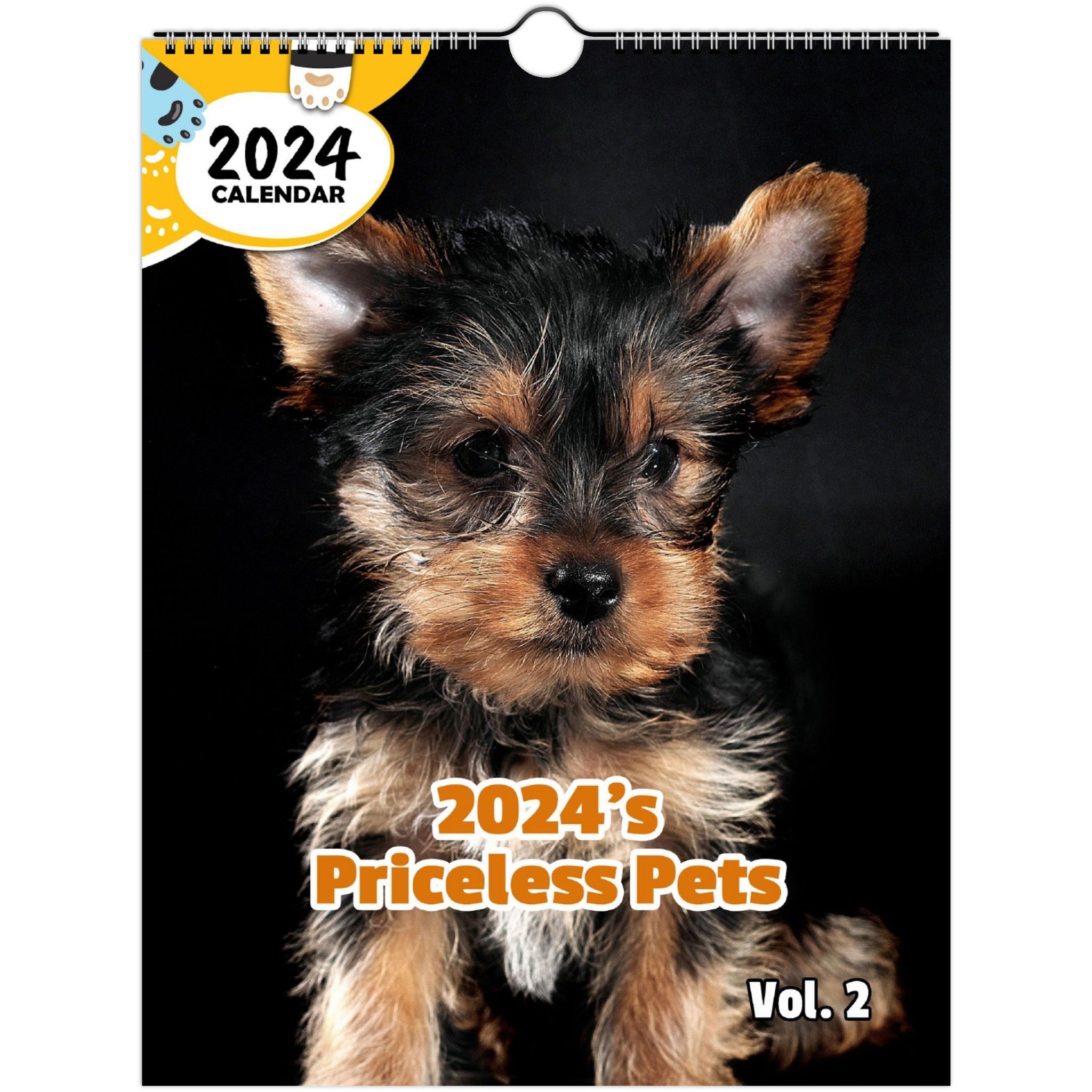 2024's Priceless Pets Volume Two: 2024 Wall Calendar (Published)