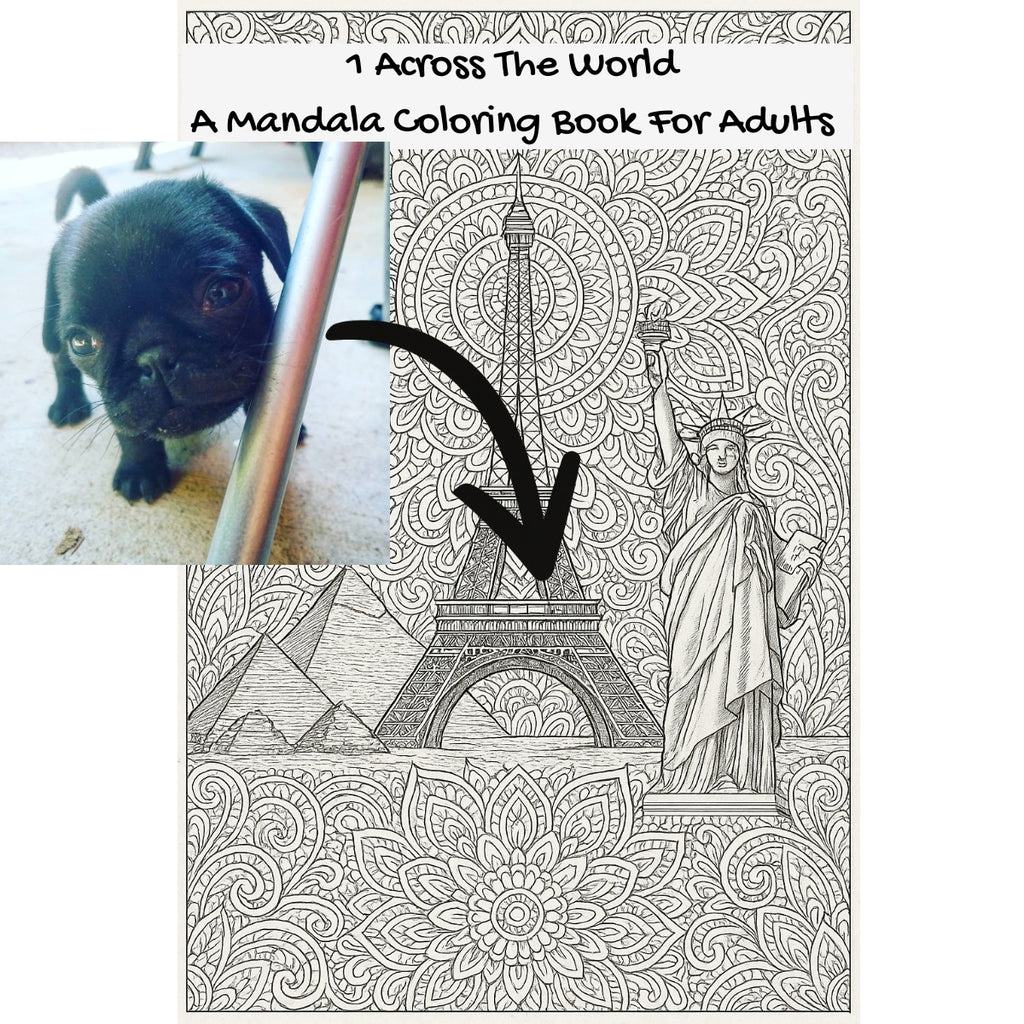 1 Across The World: A Mandala Coloring Book For Adults