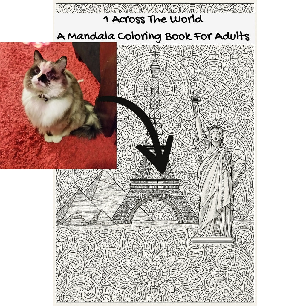 1 Across The World: A Mandala Coloring Book For Adults