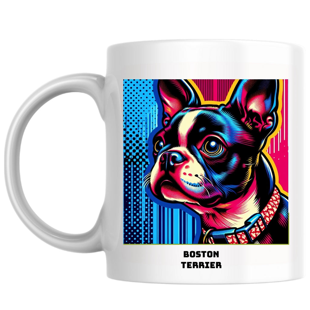 Boston terrier the Magnificent: Pop Art Coffee Mug