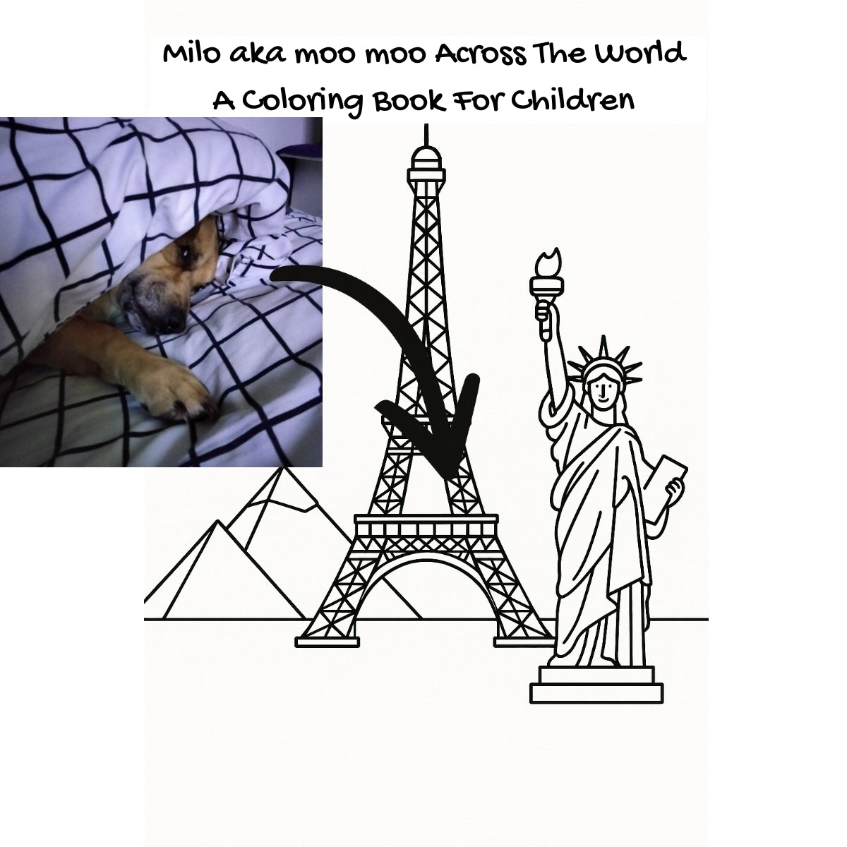 Milo aka moo moo Across The World: A Coloring Book For Children ...