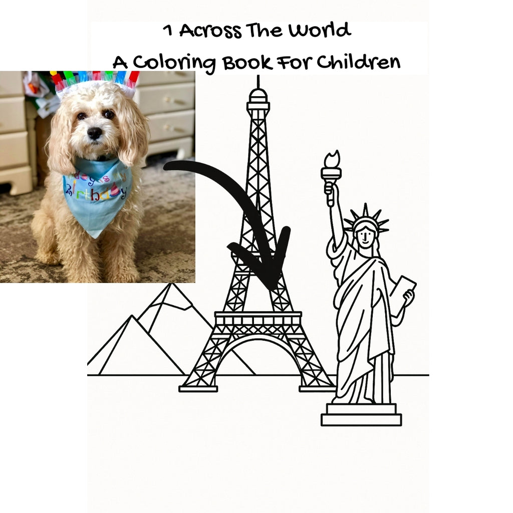 1 Across The World: A Coloring Book For Children