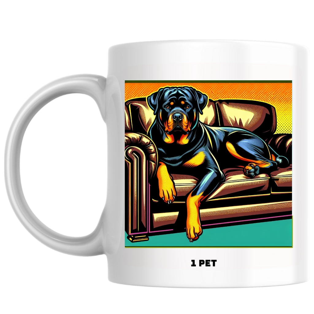 1 pet the Magnificent: Pop Art Coffee Mug