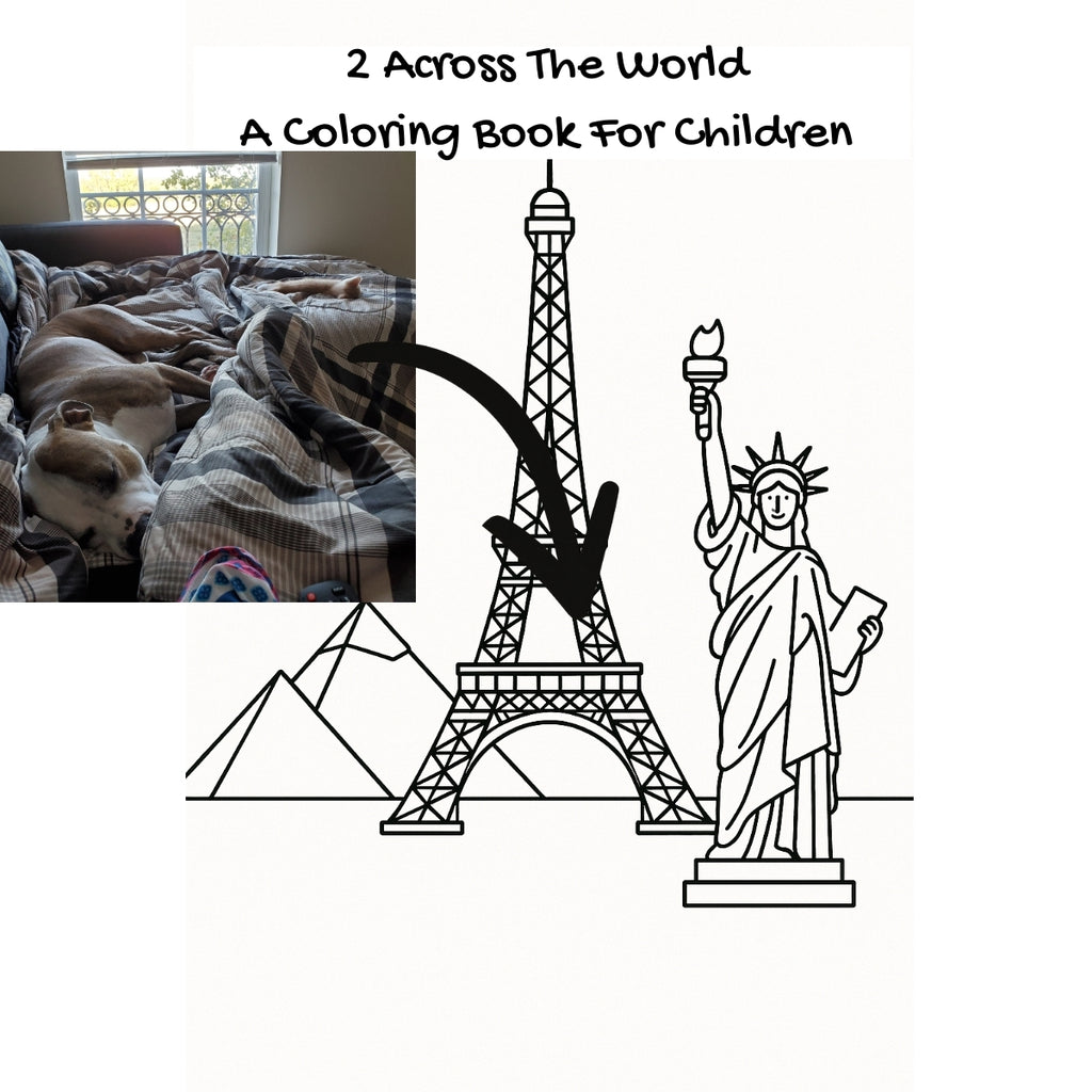 2 Across The World: A Coloring Book For Children