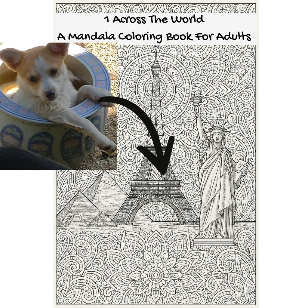 1 Across The World: A Mandala Coloring Book For Adults