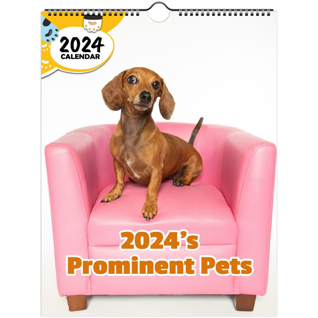 2024's Prominent Pets: 2024 Wall Calendar (Published)