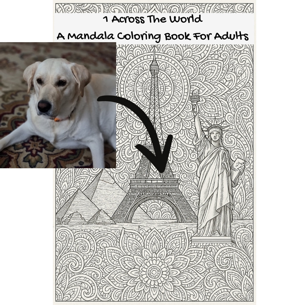 1 Across The World: A Mandala Coloring Book For Adults