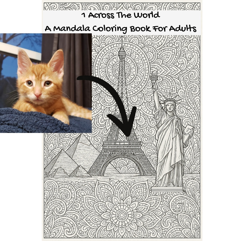 1 Across The World: A Mandala Coloring Book For Adults
