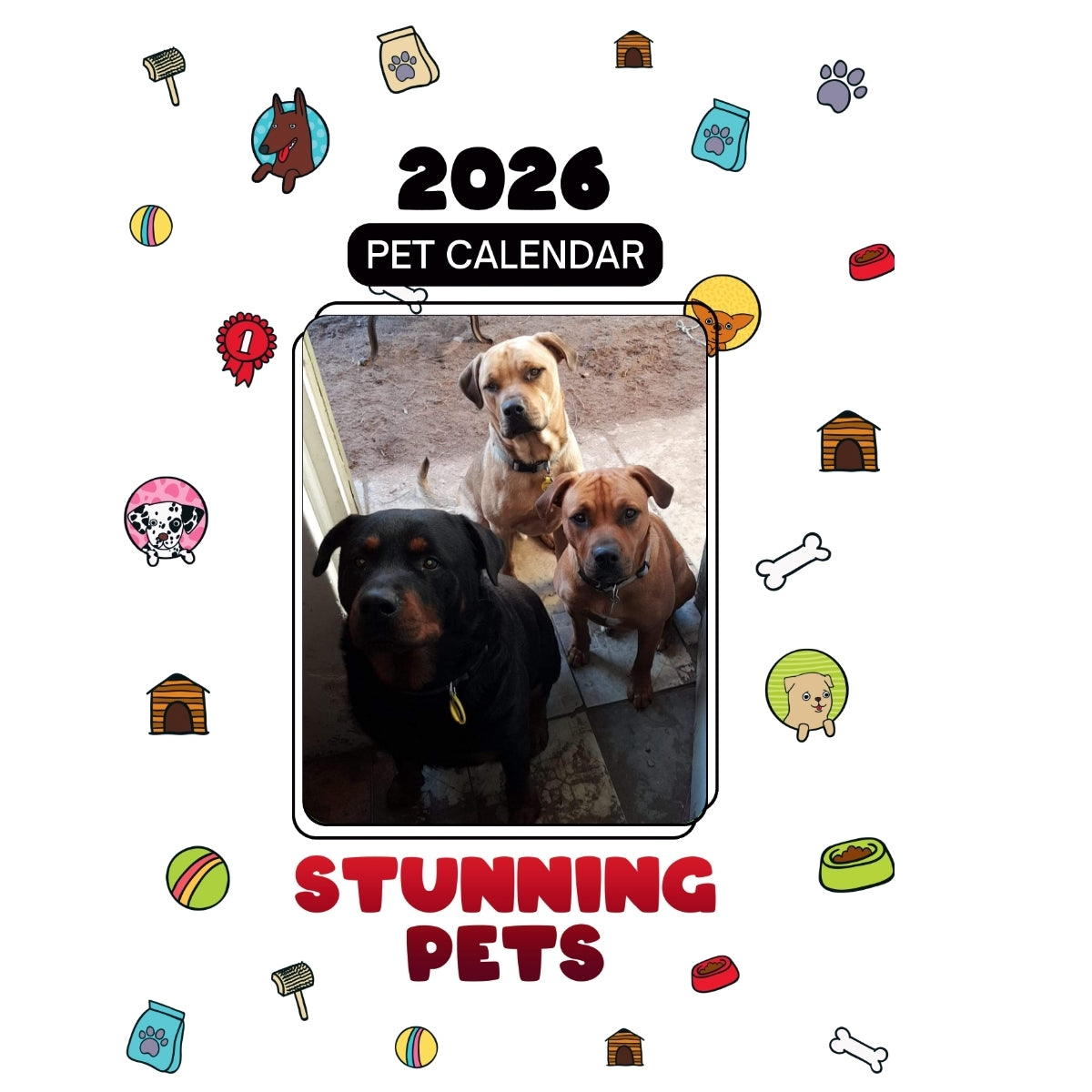 2 Headlines Stunning Pets: A 2026 Pet Calendar