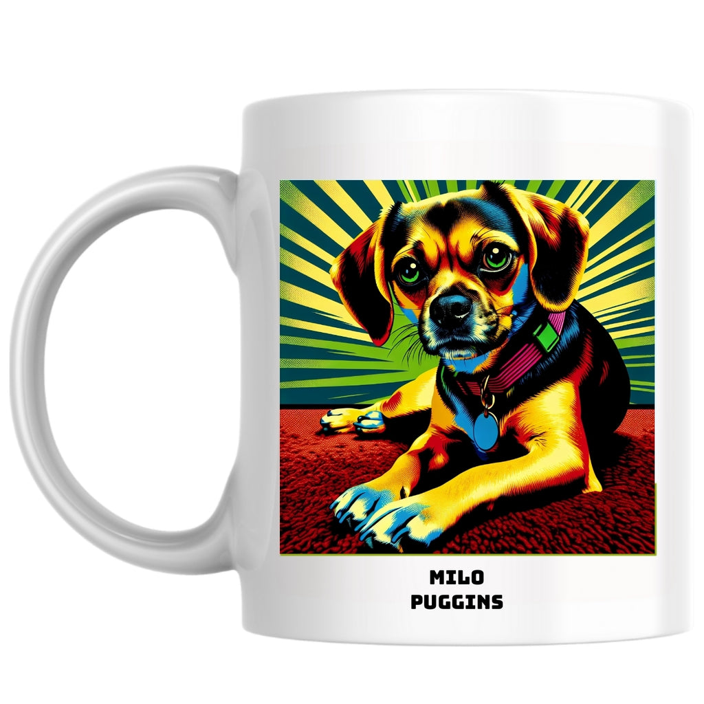 MILO PUGGINS the Magnificent: Pop Art Coffee Mug
