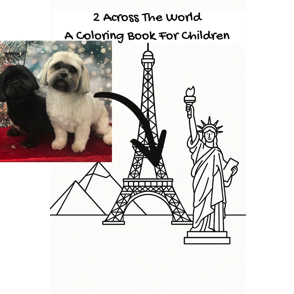 2 Across The World: A Coloring Book For Children