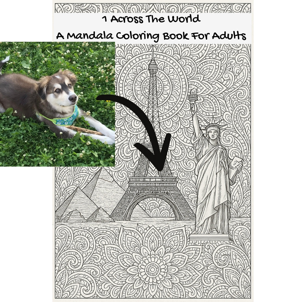 1 Across The World: A Mandala Coloring Book For Adults