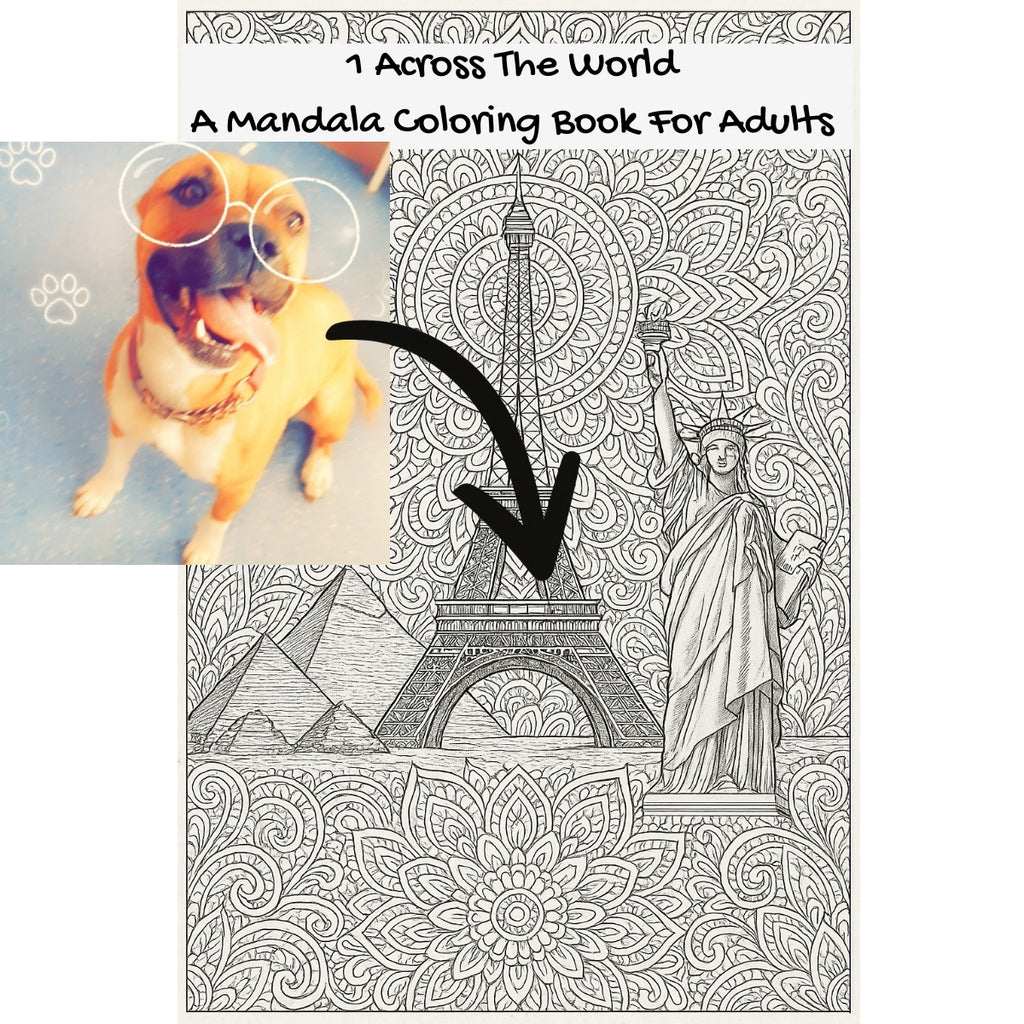 1 Across The World: A Mandala Coloring Book For Adults