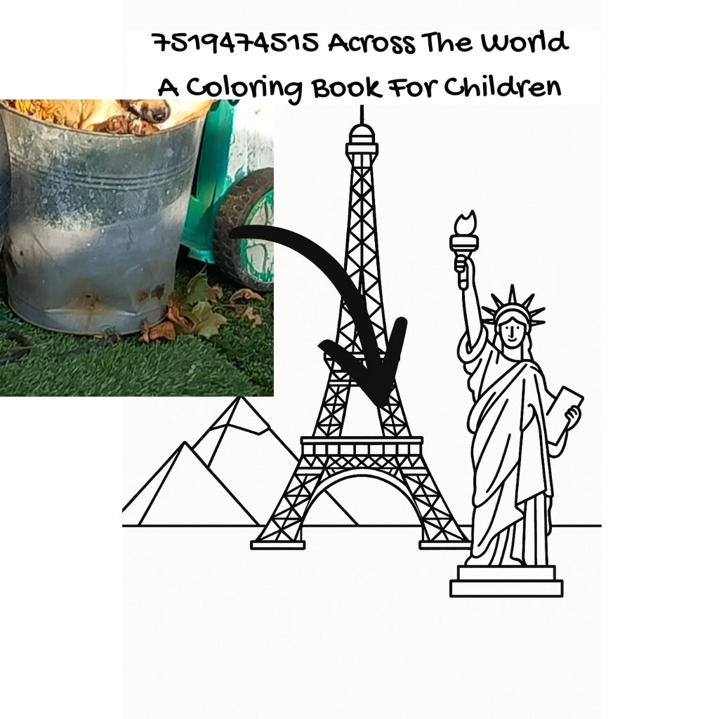7519474515 Across The World: A Coloring Book For Children
