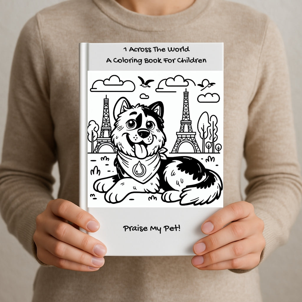 1 Across The World: A Coloring Book For Children
