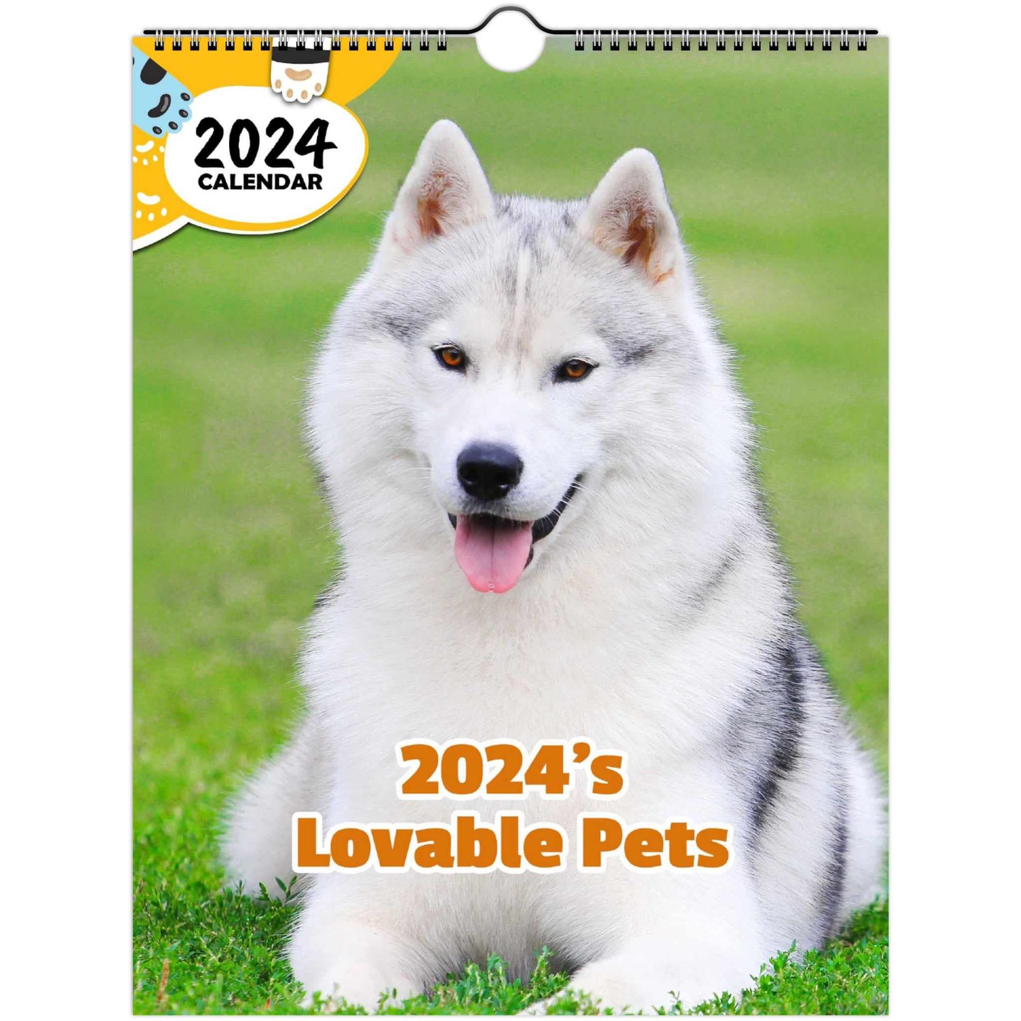 2024's Lovable Pets: 2024 Wall Calendar (Published)