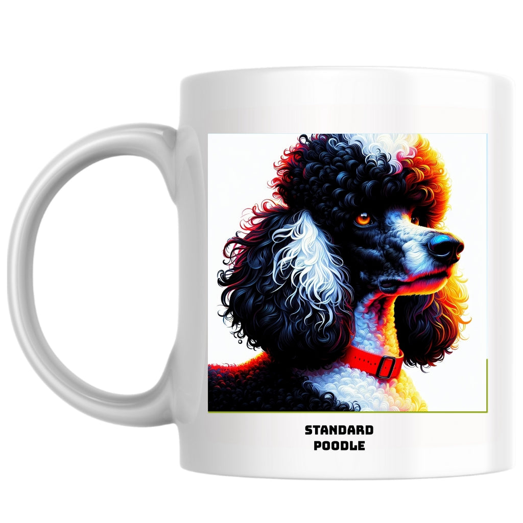 Standard Poodle the Magnificent: Pop Art Coffee Mug
