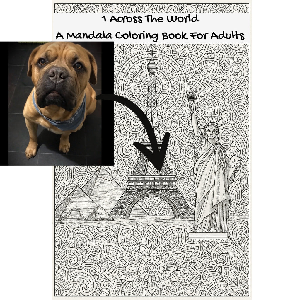 1 Across The World: A Mandala Coloring Book For Adults