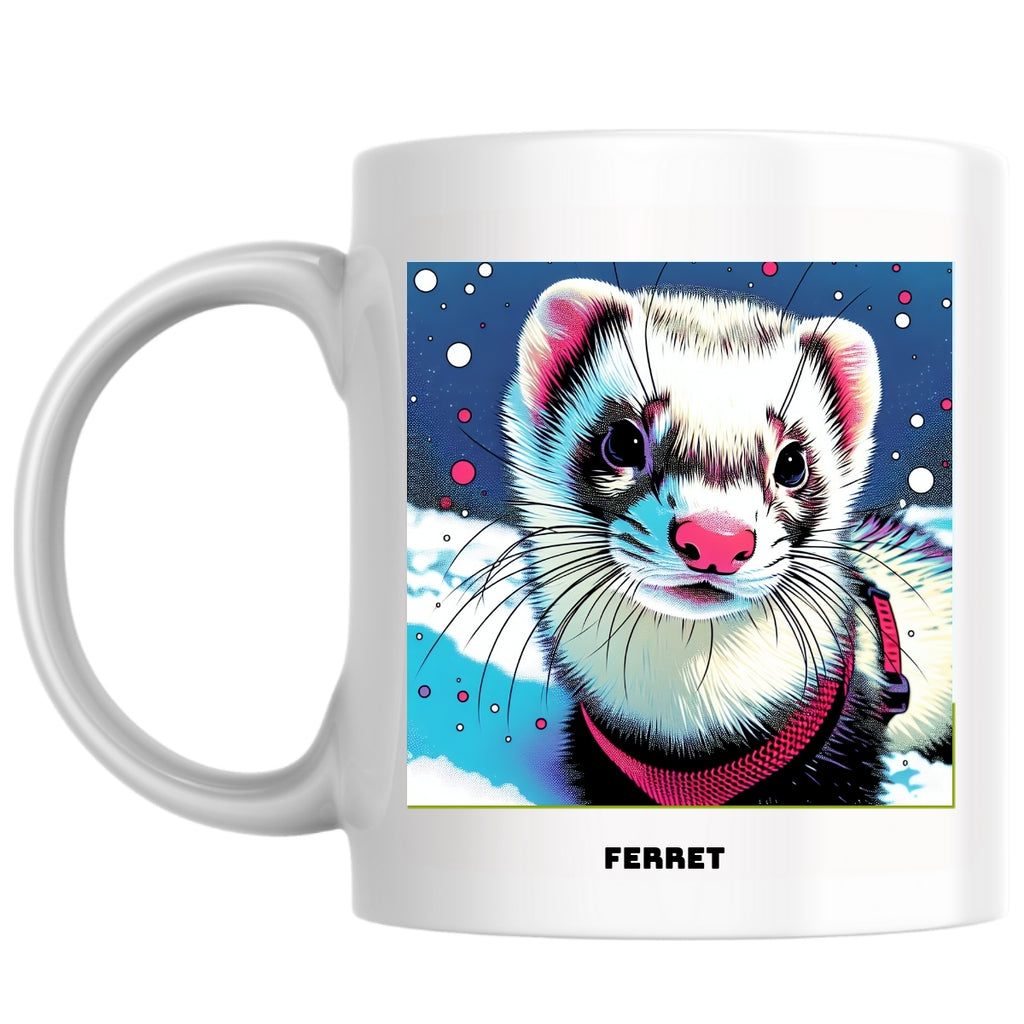 Ferret the Magnificent: Pop Art Coffee Mug