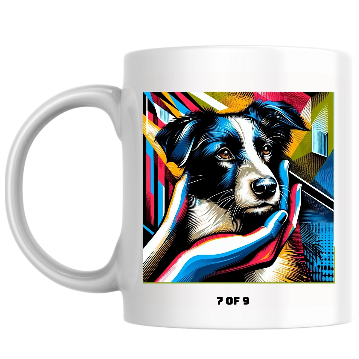 7 of 9 the Magnificent: Pop Art Coffee Mug