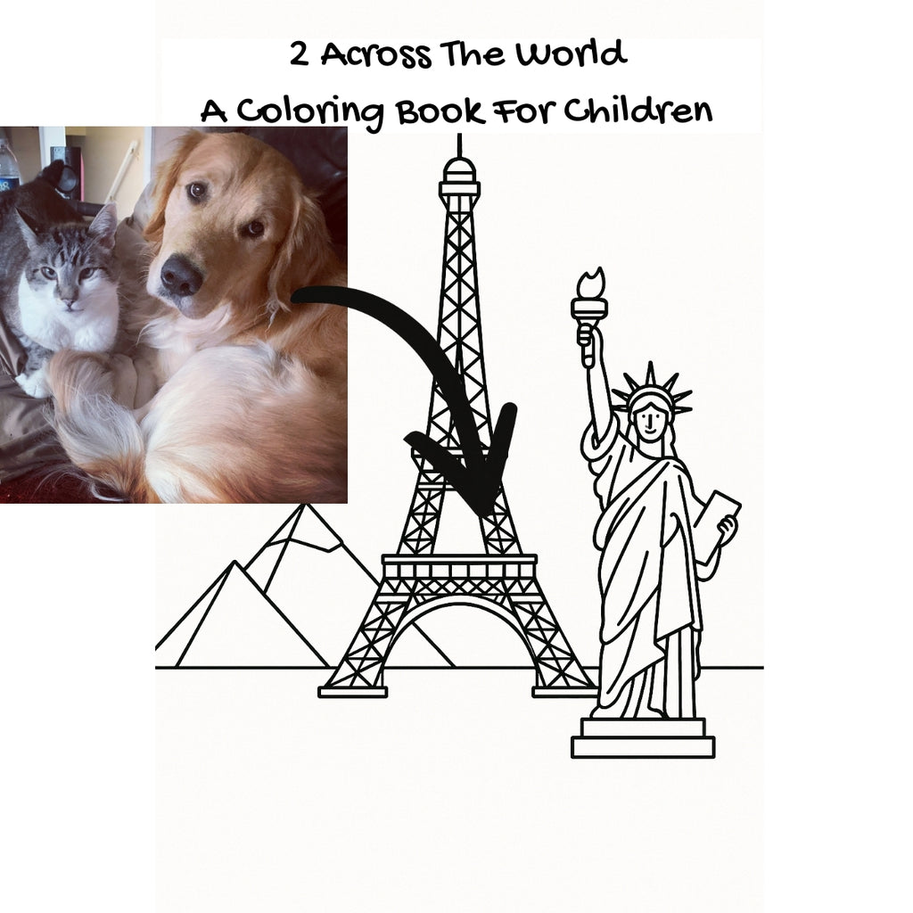 2 Across The World: A Coloring Book For Children