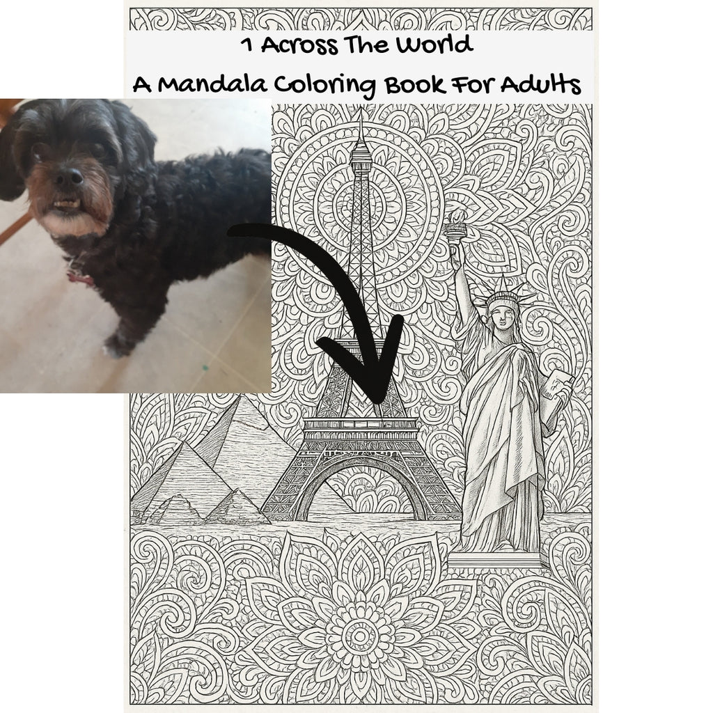 1 Across The World: A Mandala Coloring Book For Adults