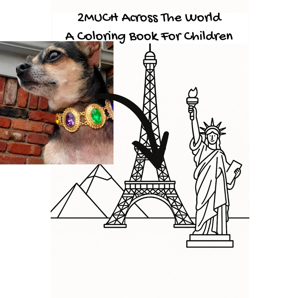 2MUCH Across The World: A Coloring Book For Children