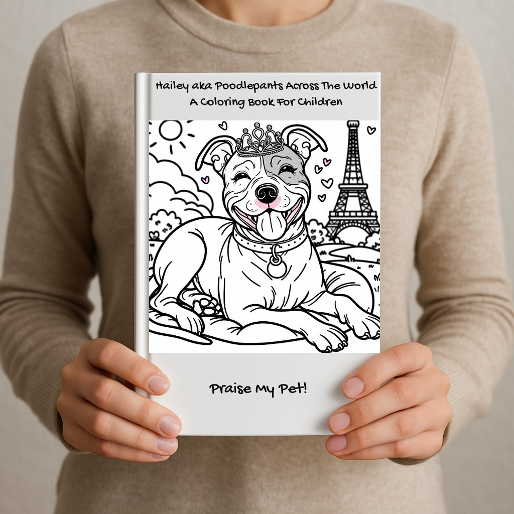 Hailey aka Poodlepants Across The World: A Coloring Book For Children