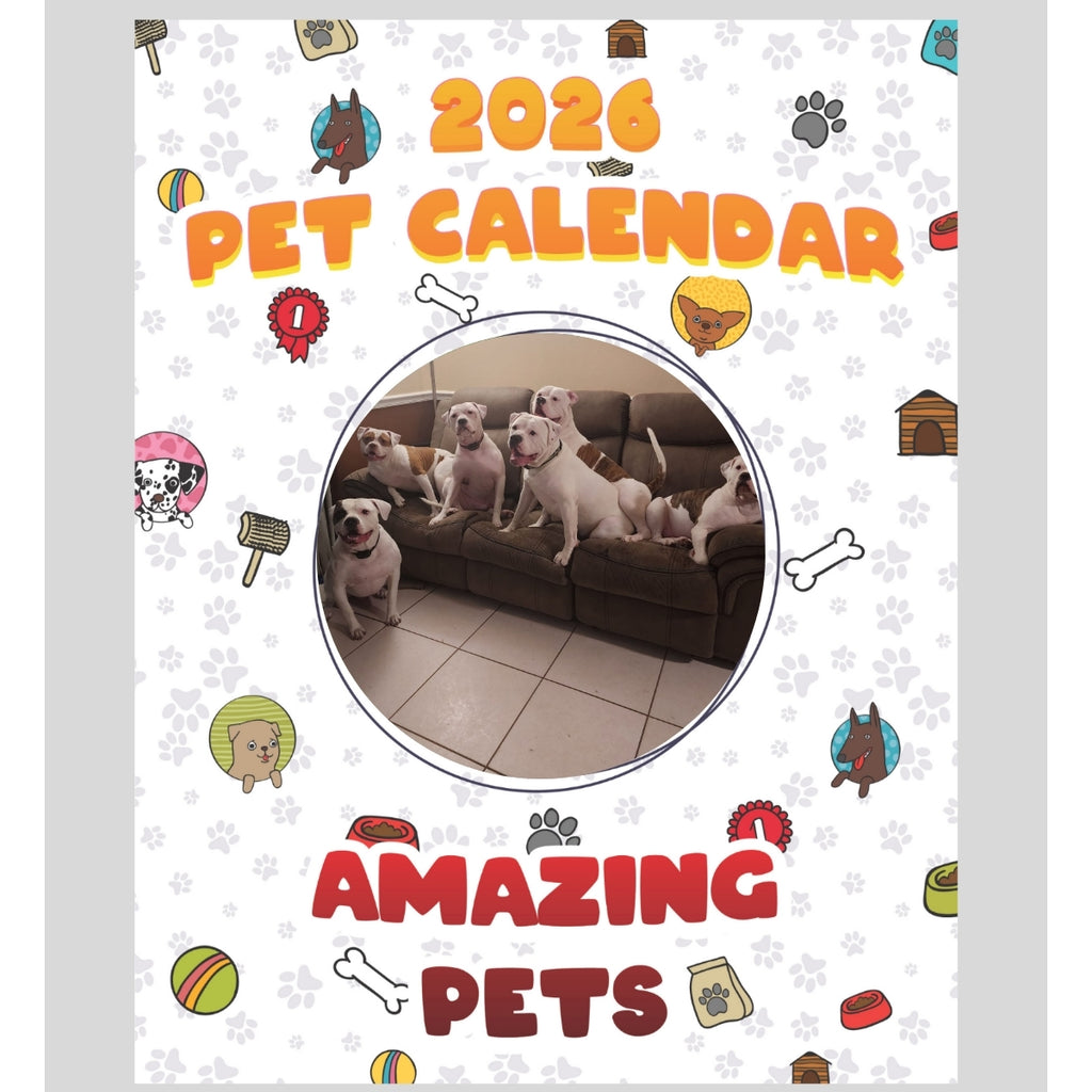 American bulldog the squad Stars in Stunning Pets: A 2026 Pet Calendar