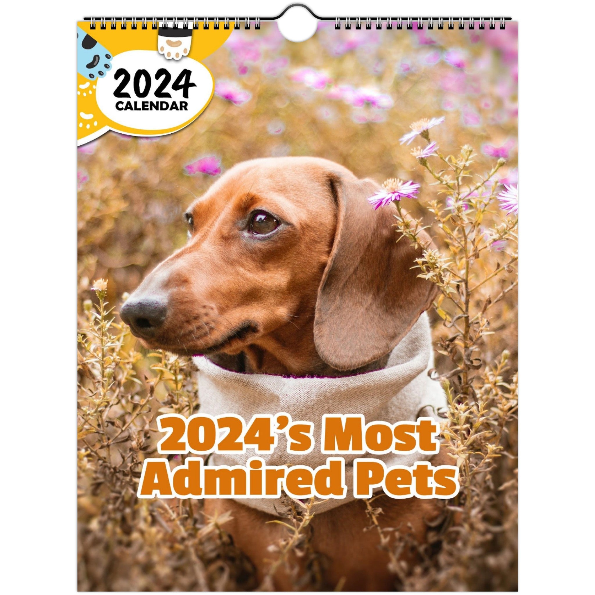 2024's Most Admired Pets: 2024 Wall Calendar (Published)