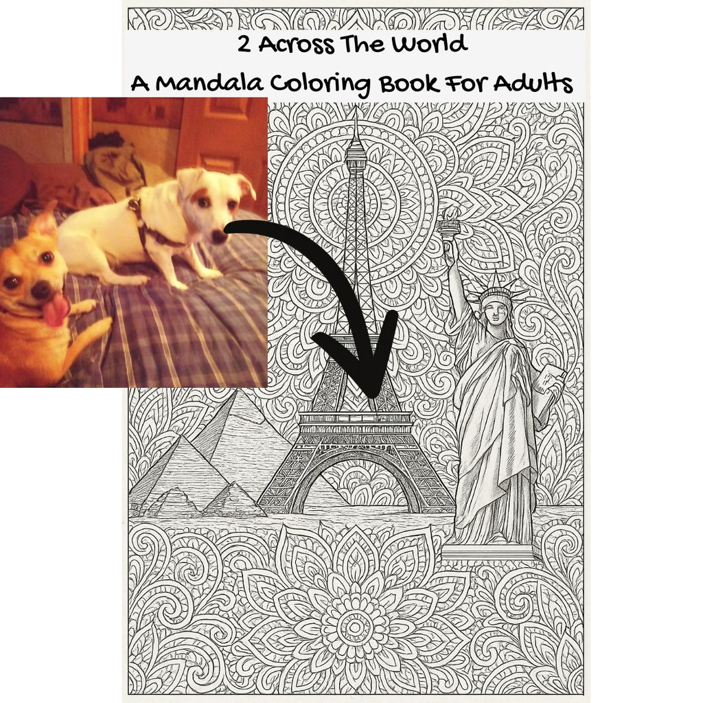 2 Across The World: A Mandala Coloring Book For Adults