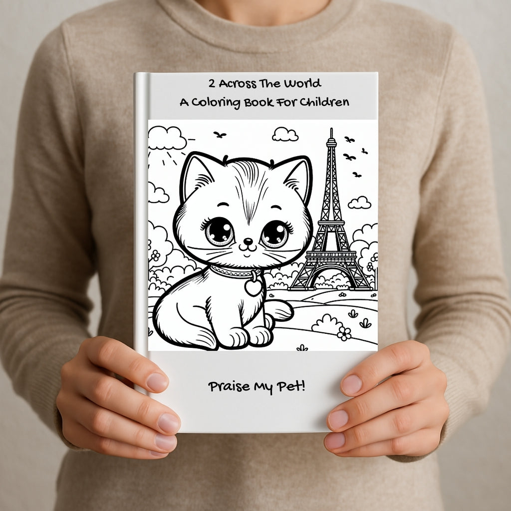 2 Across The World: A Coloring Book For Children