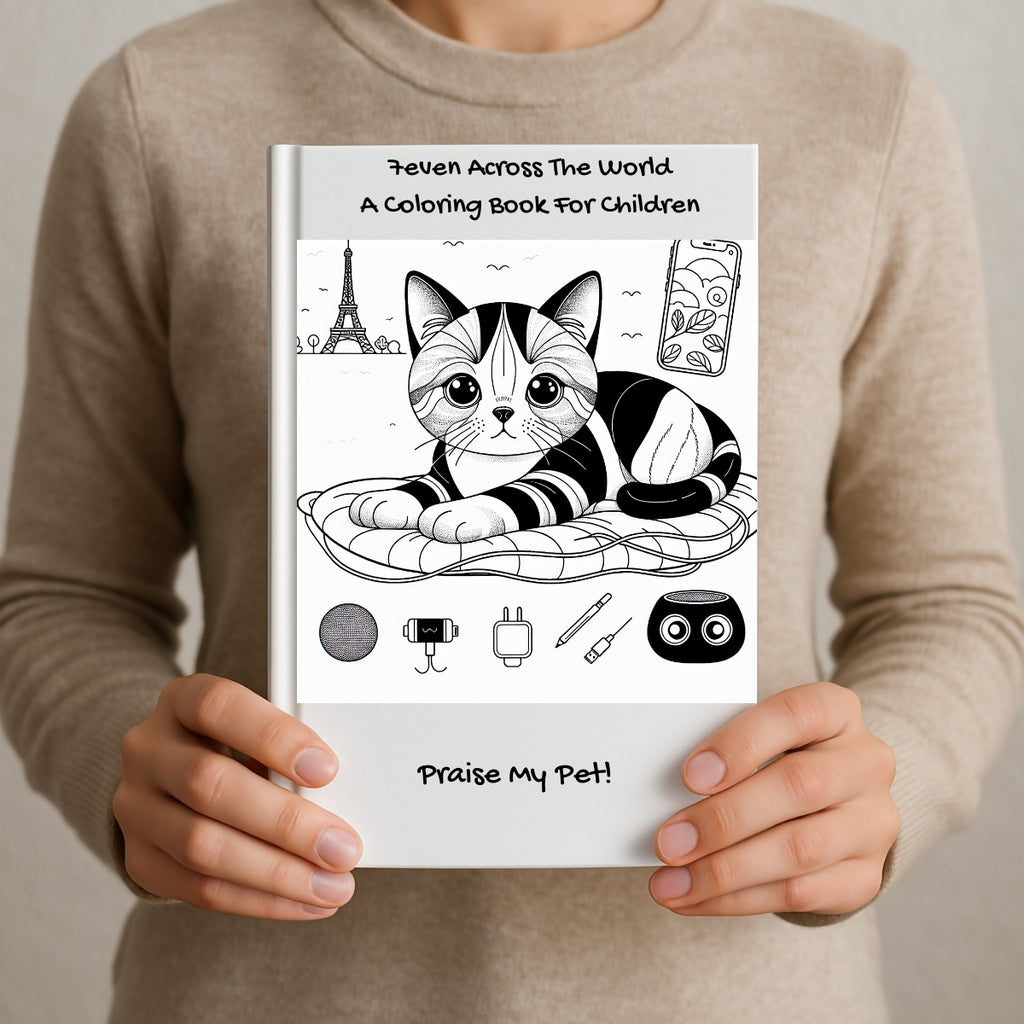 7even Across The World: A Coloring Book For Children