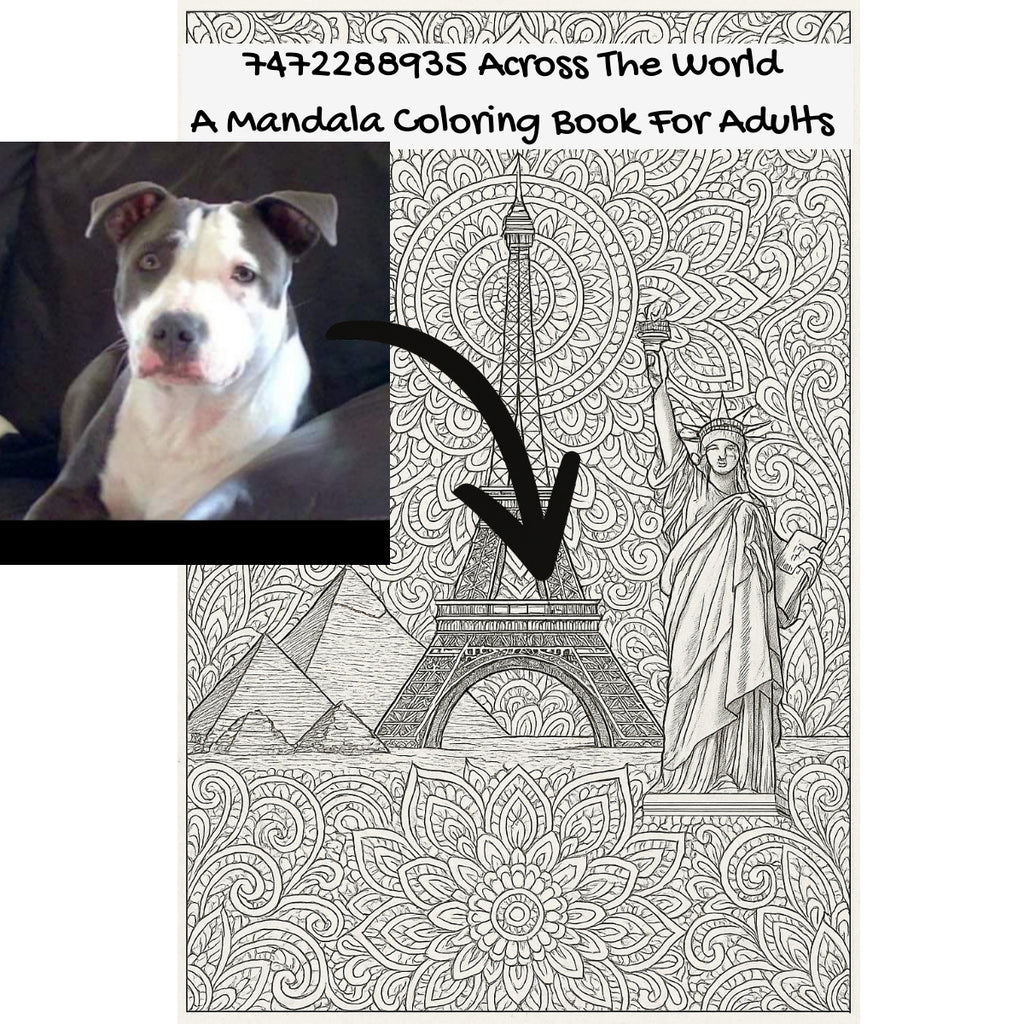 7472288935 Across The World: A Mandala Coloring Book For Adults